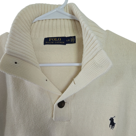 Polo by Ralph Lauren Cream Sweater for Men - Picture 3 of 3